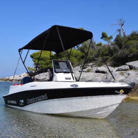 rent a boat halkidiki