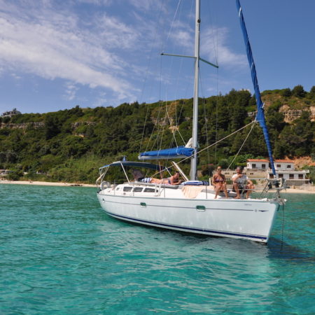 Segelausflug afitos halkidiki